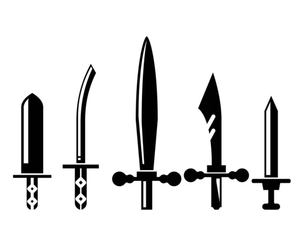 Espada Estoque Vector Ilustración — Archivo Imágenes Vectoriales