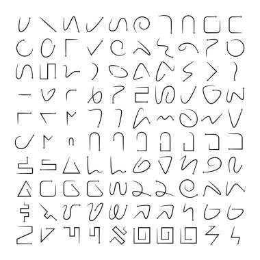 ok yayı simgeleri satır tasarımını ayarla