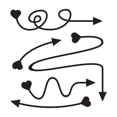 Ok hattı, kalp başı yay ayarlandı