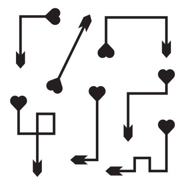 Ok hattı, kalp başı yay ayarlandı