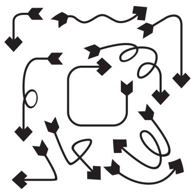 Ok hattı, kalp başı yay ayarlandı