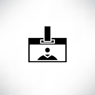 kartvizit simgesi, kimlik kartı vektörü