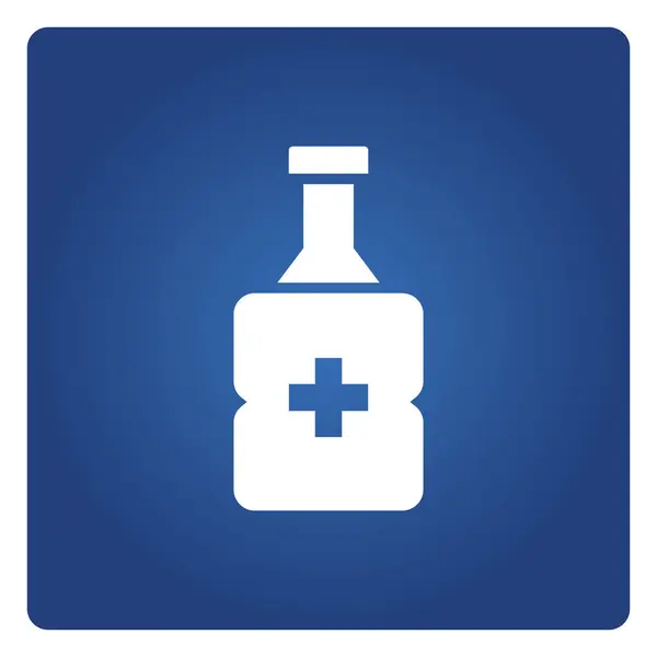 Τζελ Καθαρισμού Ιατρική Φιάλη Σύμβολο — Διανυσματικό Αρχείο