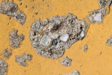 Alçı duvar, kırık arka plan, taş yüzey dokusu