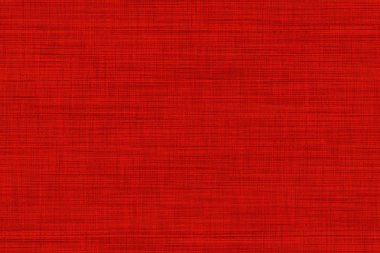 Kırmızı kumaş arka plan. Keten doku