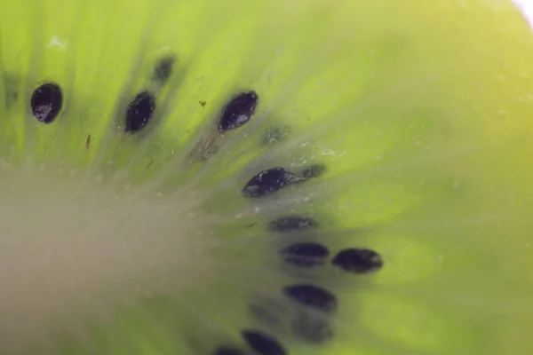 Fresco maturo verde kiwi frutta astratto sfondo — Foto Stock