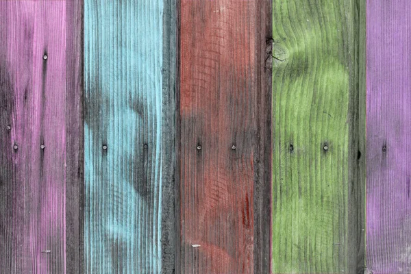 Vintage colorful wood background — Stock Photo, Image