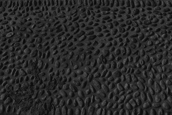 Monochrome Nice background image of pebbles, round rocks texture — Stock Photo, Image