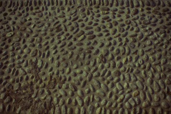 Imagem de fundo agradável de seixos, textura rochas redondas — Fotografia de Stock