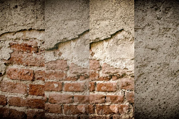 Brick wall stone background - texture for continuous rocks — Stock Photo, Image