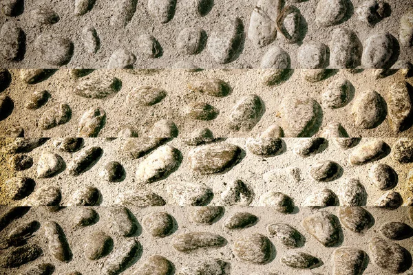 Fin bakgrundsbild av stenar, runda stenar textur — Stockfoto