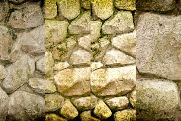 Steinmauer für Hintergrund oder Felsen raue Textur — Stockfoto