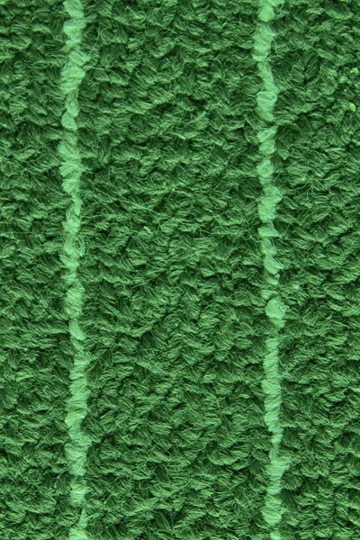 Texturerat tyg grön bakgrund med vita linjer för webbplats eller mobila enheter — Stockfoto