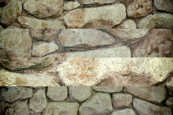 Steinmauer für Hintergrund oder Felsen raue Textur — Stockfoto