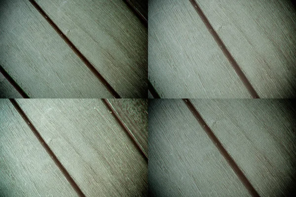 ギャップと平行板を木製デッキの抽象的な背景テクスチャ — ストック写真