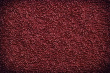 Kırmızı kumaş arka plan soyut kumaş dokusu, boş şablon.