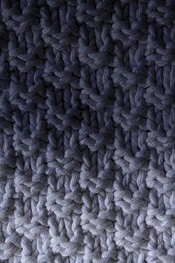 Örme yün kumaş mavi doku. Web siteniz veya mobil cihazlar için arka plan.
