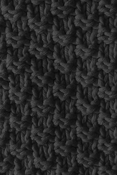 Монохромна текстура в'язаної вовняної тканини синій. Фон для веб-сайту або мобільних пристроїв . — стокове фото
