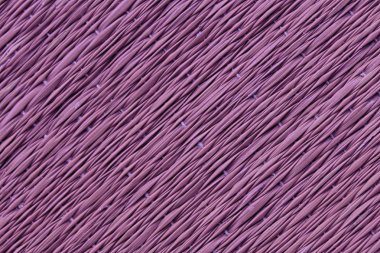 Mor geleneksel Tay tarzı doğa kahverengi el işi örgü doku hasır yüzeyi mobilya malzeme için arka