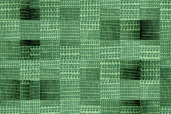 Перевірено Текстура тканини, текстильний фон в затіненому кольорі ялини — стокове фото