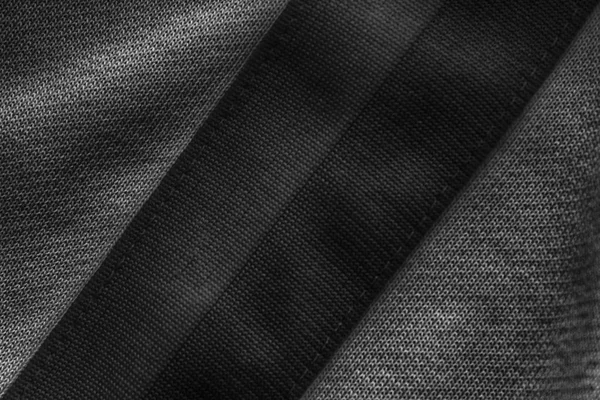 観たので中立的な灰色のストライプの綿生地テクスチャ — ストック写真