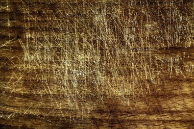 Sonbaharda akçaağaç boyalı yakın çekim vintage boş kesme tahtası, gıda arka plan kavramı, ahşap dokulu yüzeyi