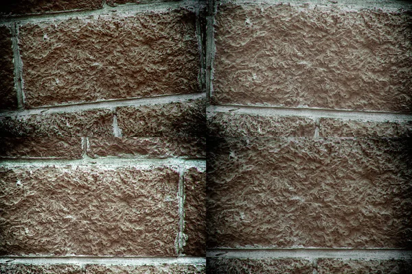 Abstract background of tile brick wall. Texture surface of stone wall — Stock Photo, Image