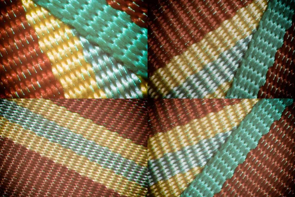 Ribbons textuur, macro textiel achtergrond voor website of mobiele apparaten, stof staal — Stockfoto