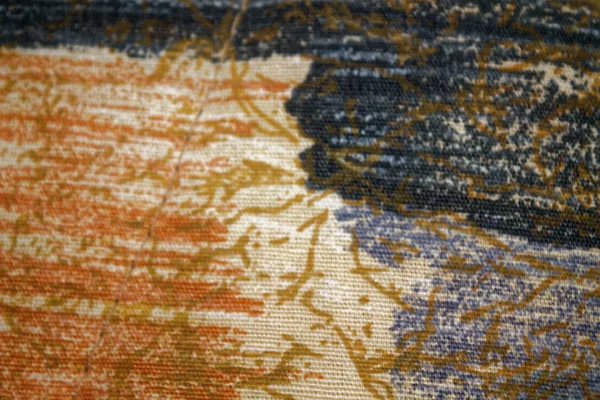 Retro színes gobelin textil vintage dísz hasznos háttérként a töredéke — Stock Fotó