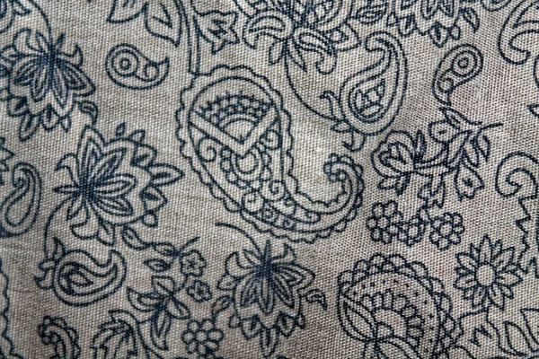 Stary kwiatowy wzór na tkaninie — Zdjęcie stockowe