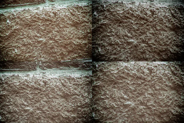 Absztrakt háttér cserép tégla fal. Textúra felületének kőfal — Stock Fotó