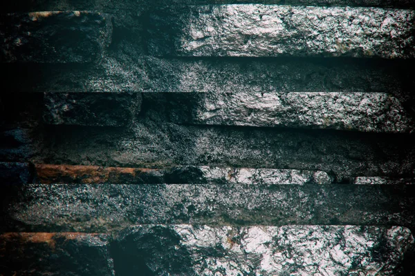 Grunge Ziegelwand Textur, Hintergrund aus Stein, Felsoberfläche — Stockfoto