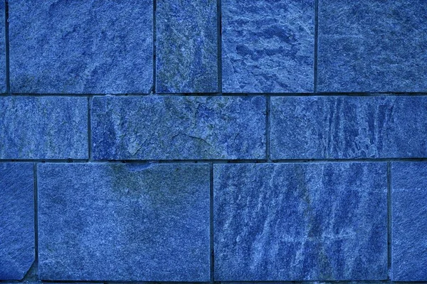 울트라 블루 화강암 벽 질감, 락 배경, 돌 표면 — 스톡 사진