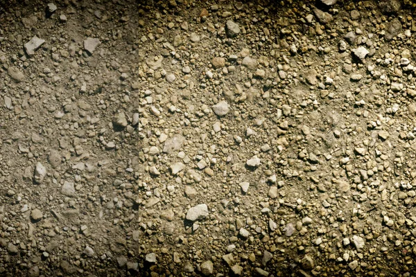 Υφή του εδάφους, επιφάνεια με άμμο, πέτρα φόντο, καλό για στοιχεία σχεδίασης — Φωτογραφία Αρχείου