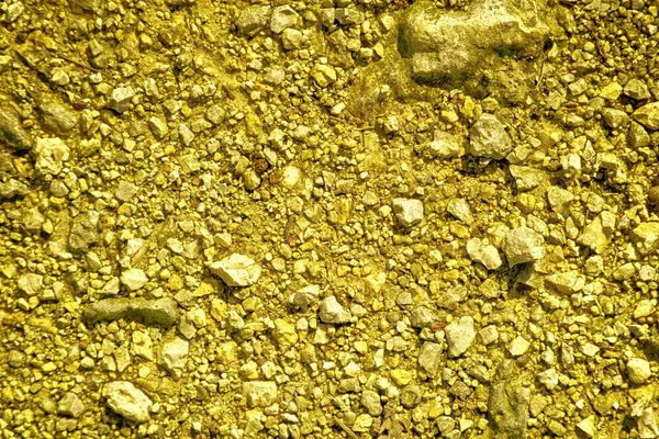 Ultra amarelo Terreno como em Marte, textura terrestre, superfície de areia, fundo de pedra — Fotografia de Stock