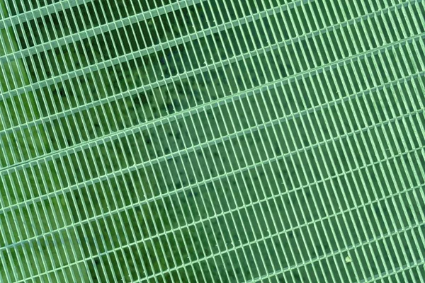 Ultra zöld acél földi rács. Rozsdamentes acél szerkezetű, háttérben a webhely vagy a mobil eszközök — Stock Fotó