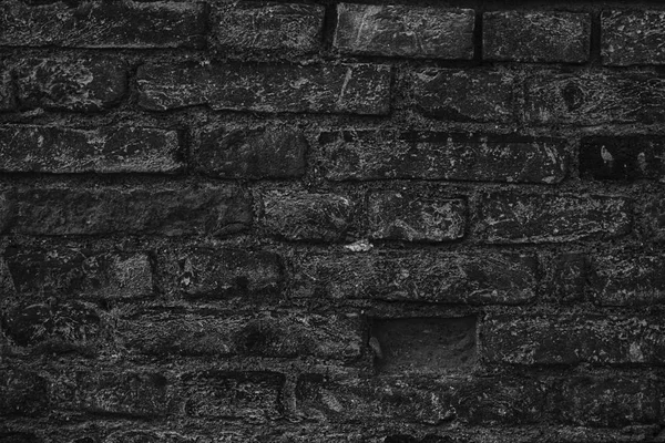 Textura de pared de ladrillo monocromo, fondo de cemento para sitio web o dispositivos móviles — Foto de Stock