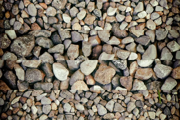 Textura de piedra, nivel de superficie de roca, fondo de guijarro para sitio web o dispositivos móviles —  Fotos de Stock