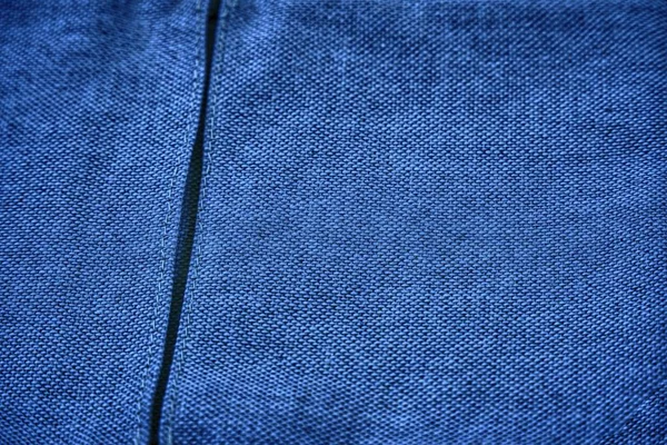 Ultra blauwe linnen stof oppervlak voor mock-up of ontwerper gebruikt, boek cover monster, staal — Stockfoto