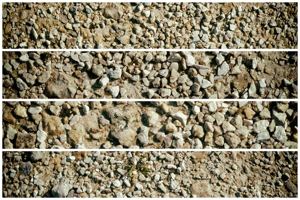 Textura del suelo como en Marte, superficie de arena, fondo de piedra — Foto de Stock