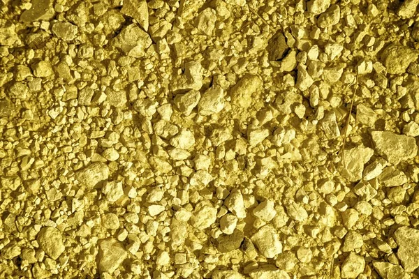 Ultra amarillo Textura del suelo, superficie de arena, fondo de piedra — Foto de Stock