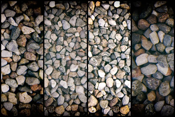 Textura de pedra, nível de superfície de rocha, fundo de seixo para web site ou dispositivos móveis — Fotografia de Stock