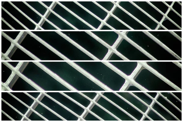 Mříže ocelové zem. Nerezové oceli textura, pozadí pro web nebo mobilní zařízení — Stock fotografie
