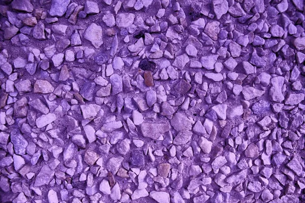 Ultra fioletowe Pebble teksturowanej powierzchni, kamień tła tło i głaz — Zdjęcie stockowe