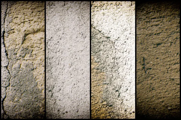 Textura de concreto de gesso, superfície de pedra, fundo rachado rocha para cartão postal — Fotografia de Stock