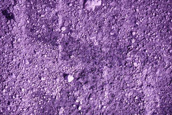 Ultra fioletowe tekstury, piasek powierzchni ziemi, kamienne podłoże — Zdjęcie stockowe