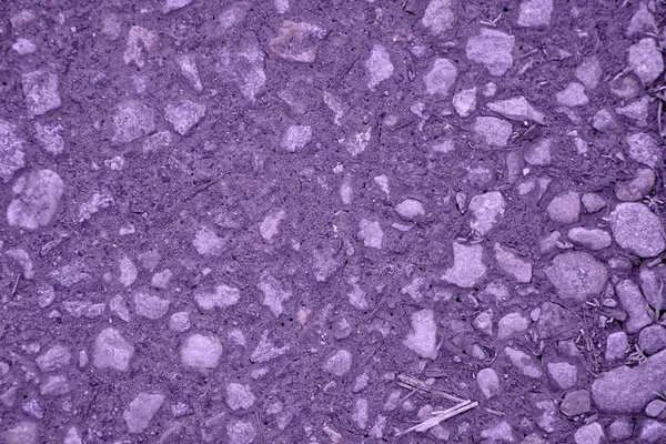 超紫コンクリート小石のテクスチャ、石造りの表面、ロックの背景 — ストック写真