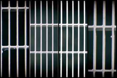 Çelik yere kafes. Paslanmaz çelik doku, web sitesi veya mobil cihazlar için arka plan