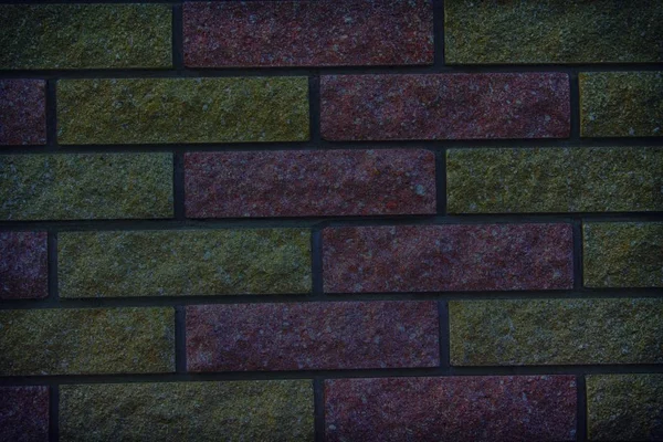 Grunge technique Brick texture of old vintage building, design concept — Stock Photo, Image
