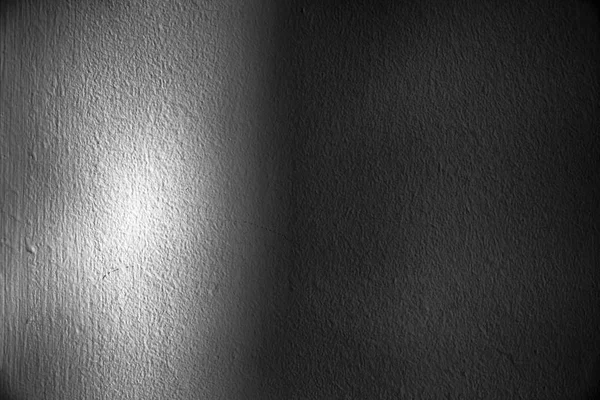 室内背景の白黒の影 - 石膏表面または漆喰壁 — ストック写真
